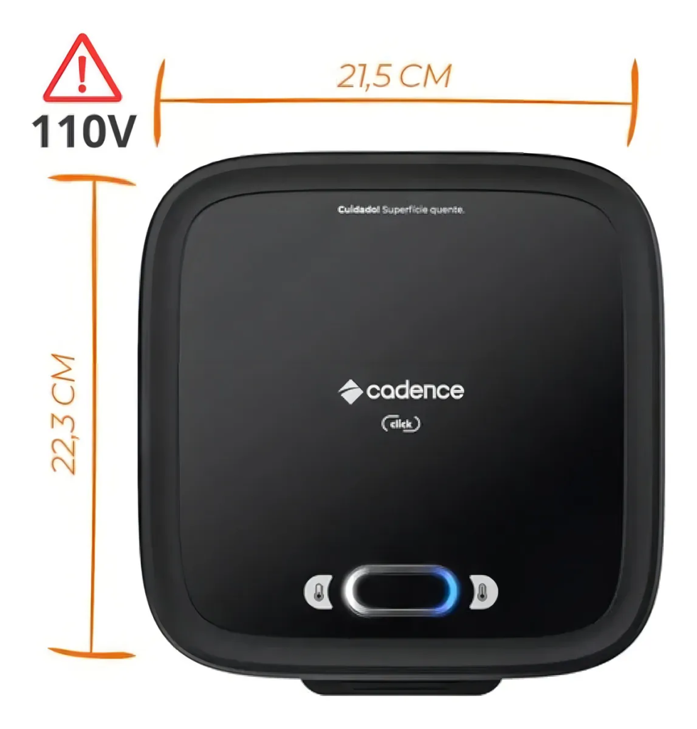 Sanduicheira Elétrica Cadence Click Grill